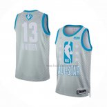 Maillot All Star 2022 Brooklyn Nets James Harden NO 13 Gris