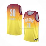Maillot All Star 2023 Golden State Warriors Stephen Curry NO 30 Orange