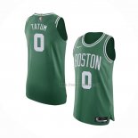 Maillot Boston Celtics Jayson Tatum NO 0 Icon Authentique Vert