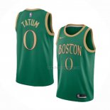 Maillot Boston Celtics Jayson Tatum NO 0 Ville Vert