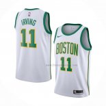 Maillot Boston Celtics Kyrie Irving NO 11 Ville Blanc