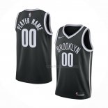 Maillot Brooklyn Nets Personnalise Icon 2020-21 Noir