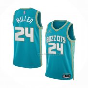 Maillot Charlotte Hornets Brandon Miller NO 24 Ville 2023-24 Vert