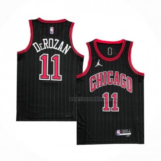 Maillot Chicago Bulls Demar Derozan NO 11 Statement 2020-21 Noir
