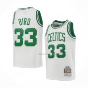 Maillot Enfant Boston Celtics Larry Bird NO 33 Mitchell & Ness 1985-86 Blanc