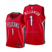 Maillot Enfant New Orleans Pelicans Zion Williamson NO 1 Statement 2019-20 Rouge