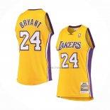 Maillot Los Angeles Lakers Kobe Bryant NO 24 Mitchell & Ness 2008-09 Jaune