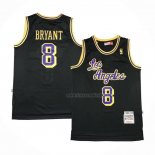 Maillot Los Angeles Lakers Kobe Bryant NO 8 Retro Noir