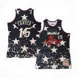 Maillot Toronto Raptors Vince Carter NO 15 Independence Day Mitchell & Ness Noir