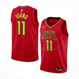 Maillot Atlanta Hawks Trae Young NO 11 Statement 2019-20 Rouge
