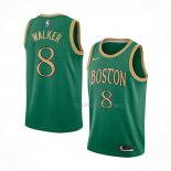 Maillot Boston Celtics Kemba Walker NO 8 Ville Vert