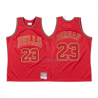 Maillot Chicago Bulls Michael Jordan NO 23 Retro 2020 Chinese New Year Rouge