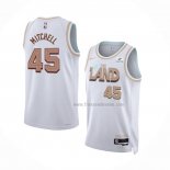 Maillot Cleveland Cavaliers Donovan Mitchell NO 45 Ville 2022-23 Blanc