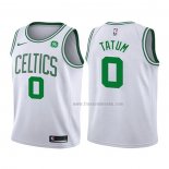Maillot Enfant Boston Celtics Jayson Tatum NO 0 2017-18 Blanc