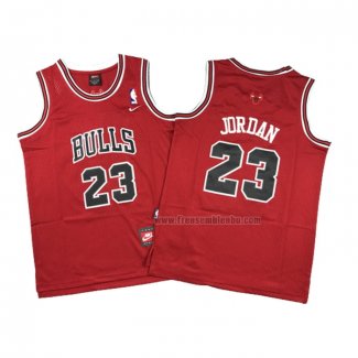 Maillot Enfant Chicago Bulls Michael Jordan NO 23 Rouge