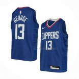 Maillot Enfant Los Angeles Clippers Paul George NO 13 Icon Bleu