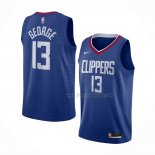 Maillot Los Angeles Clippers Paul George NO 13 Icon 2020-21 Bleu