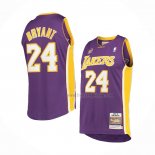 Maillot Los Angeles Lakers Kobe Bryant NO 24 60th Anniversary Mitchell & Ness 2007-08 Volet