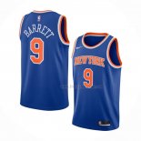 Maillot New York Knicks RJ Barrett NO 9 Icon Bleu