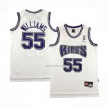 Maillot Sacramento Kings Jason Williams NO 55 Retro Blanc