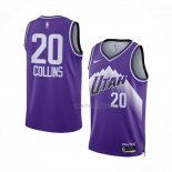 Maillot Utah Jazz John Collins NO 20 Ville 2023-24 Volet