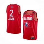 Maillot All Star 2020 Los Angeles Lakers LeBron James NO 2 Rouge