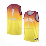 Maillot All Star 2023 Brooklyn Nets Kevin Durant NO 7 Orange