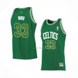 Maillot Boston Celtics Larry Bird NO 33 Snakeskin Hardwood Classics 2021 Vert