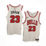 Maillot Chicago Bulls Michael Jordan NO 23 Association Authentique Blanc