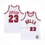 Maillot Chicago Bulls Michael Jordan NO 23 Mitchell & Ness 1984-85 Blanc