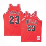 Maillot Chicago Bulls Michael Jordan NO 23 Mitchell & Ness 1995-96 Rouge
