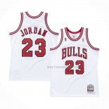 Maillot Chicago Bulls Michael Jordan NO 23 Mitchell & Ness 1996-97 Blanc