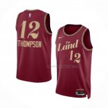 Maillot Cleveland Cavaliers Tristan Thompson NO 12 Ville 2023-24 Rouge