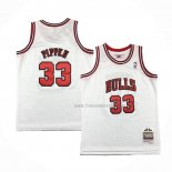 Maillot Enfant Chicago Bulls Scottie Pippen NO 33 Mitchell & Ness 1997-98 Blanc