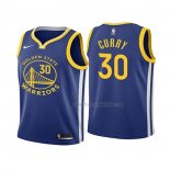 Maillot Enfant Golden State Warriors Stephen Curry NO 30 Icon 2019-20 Bleu