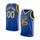 Maillot Golden State Warriors Personnalise Icon 2020-21 Bleu