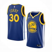 Maillot Golden State Warriors Stephen Curry NO 30 Icon Bleu