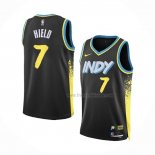 Maillot Indiana Pacers Buddy Hield NO 7 Ville 2023-24 Noir
