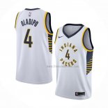 Maillot Indiana Pacers Victor Oladipo NO 4 Association Blanc