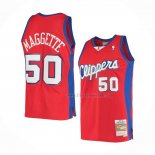 Maillot Los Angeles Clippers Corey Maggette NO 50 Mitchell & Ness 2004-05 Rouge