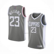 Maillot Los Angeles Clippers Lou Williams NO 23 Earned 2020-21 Gris