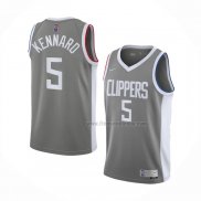 Maillot Los Angeles Clippers Luke Kennard NO 5 Earned 2020-21 Gris