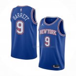 Maillot New York Knicks R.j. Barrett NO 9 Statement 2020-21 Bleu