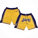 Short Los Angeles Lakers Just Don Jaune2