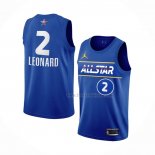 Maillot All Star 2021 Los Angeles Clippers Kawhi Leonard NO 2 Bleu