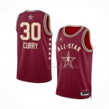Maillot All Star 2024 Golden State Warriors Stephen Curry NO 30 Rouge