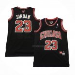 Maillot Chicago Bulls Michael Jordan NO 23 Retro Noir3