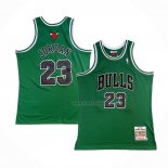 Maillot Chicago Bulls Michael Jordan NO 23 Retro Vert