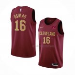 Maillot Cleveland Cavaliers Cedi Osman NO 16 Icon 2022-23 Rouge