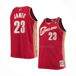 Maillot Cleveland Cavaliers LeBron James NO 23 Mitchell & Ness 2003-04 Rouge